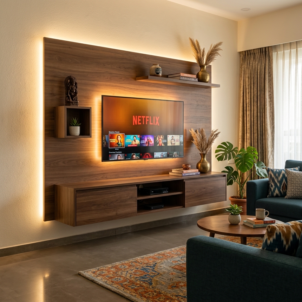 Floating TV unit
